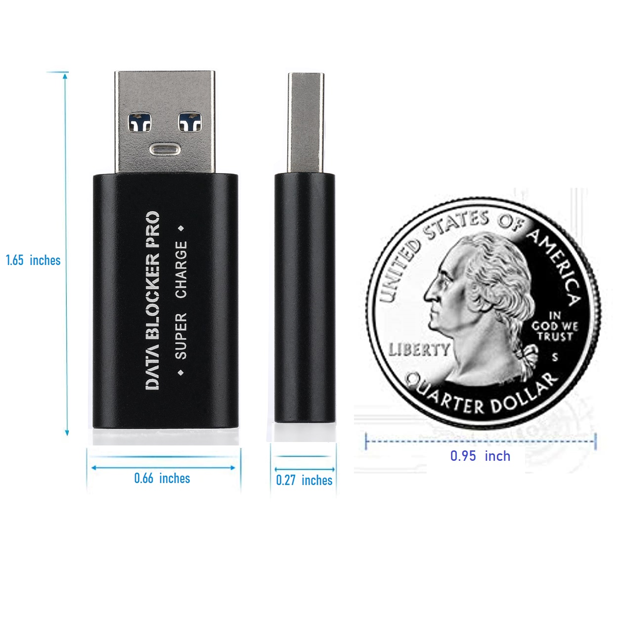 USB-A 3.0 Data Blocker Pro